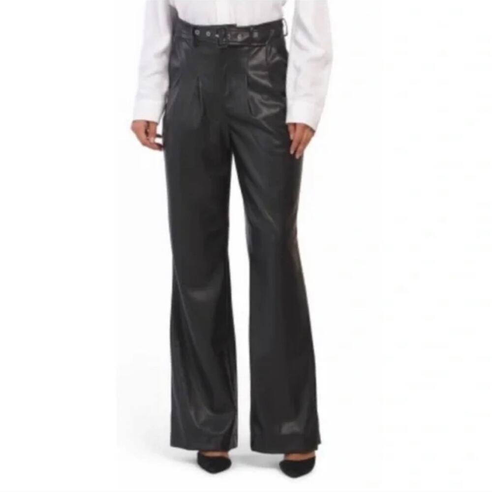 7 for all mankind faux leather pants